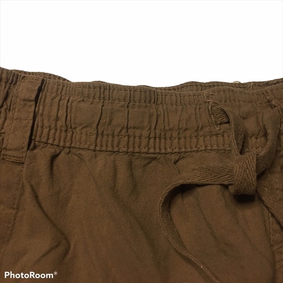 Karen Scott Brown Drawstring Waist Shorts Extra Large XL - Picture 10 of 12